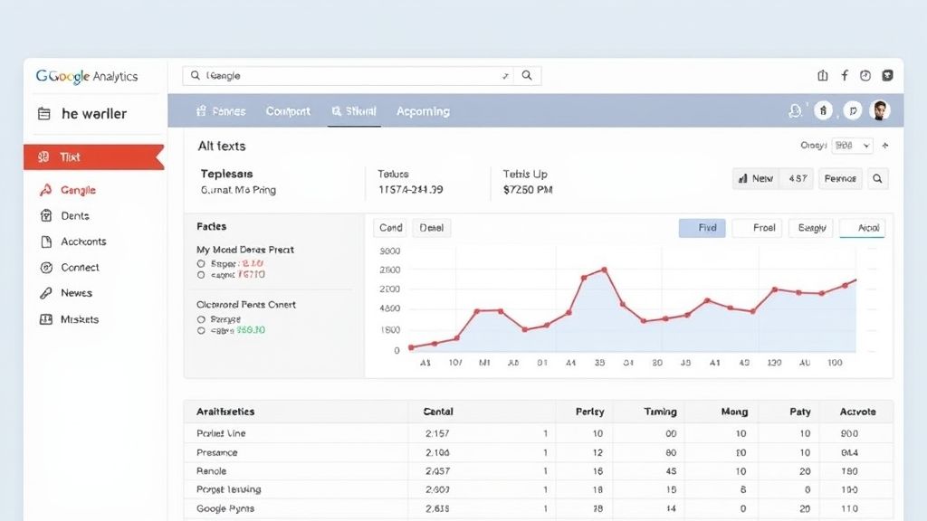 Google Analytics dashboard showing free digital tools for African SME website performance tracking